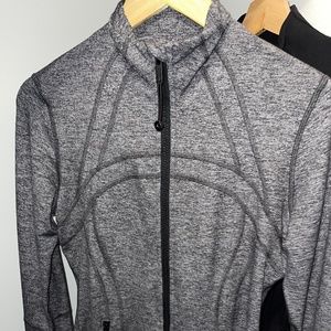 Lululemon Define Jacket (Color: Heathered Black/Grey, Size 8)